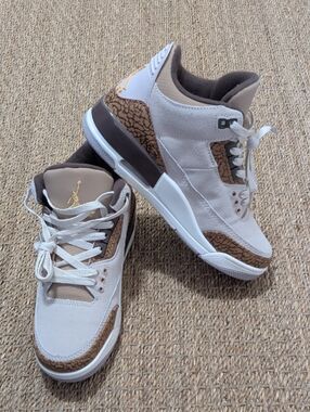Jordan 3 Palomino Men's US 7/Women's 8.5 in Light Sand, Brown & White